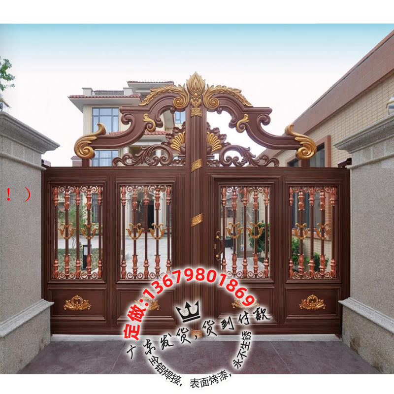 别墅大门，铝艺大门，铸造大门，庭院大门